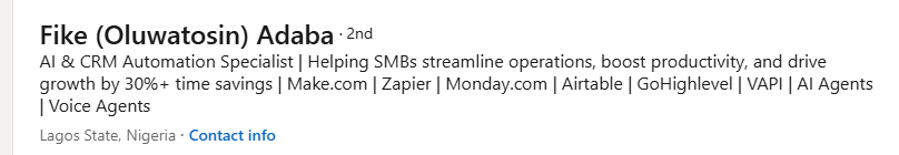 optimize linkedin profile